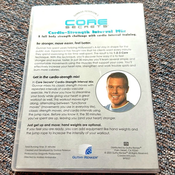 Core Secrets: Cardio-Strength Interval Mix DVD great condition no scratches - Picture 2 of 7